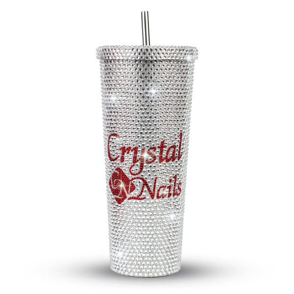 CN Strasszköves pohár - ezüst